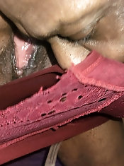 By the shoreline vegetation