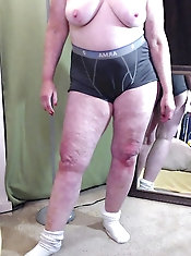 BBW having fun at the nude beach!