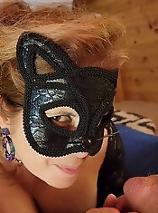 Impressive mature cutie is showing her hot curves on pix