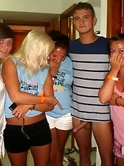 Mature women with big asses and fat tits are partially undressed in images