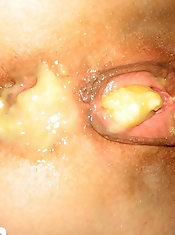 Attractive older prostitute is taking off her bra for fun